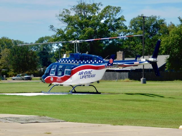Bell JetRanger (N539AE) - Air Evac 87 at North Sunflower Medical Center 