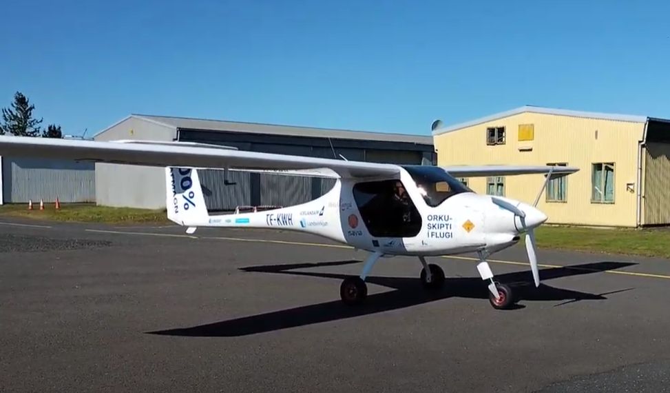 PIPISTREL Surveyor (TF-KWH) - Maiden flight of TF-KWH first electric aircraft in Iceland