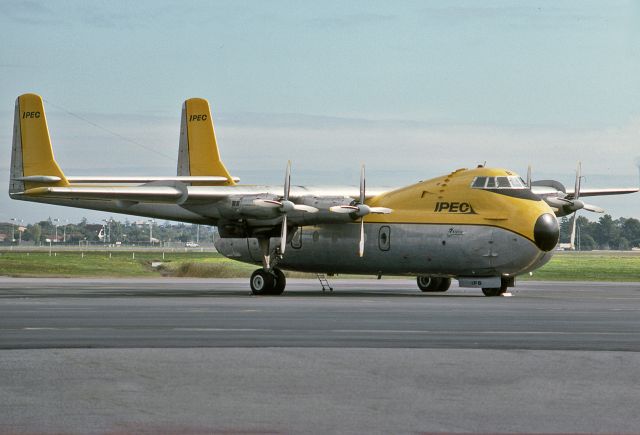 VH-IPB — - IPEC AIR FREIGHTER - AW-650-222 ARGOSY - REG : VH-IPB (CN 6805) - ADELAIDE INTERNATIONAL AIRPORT SA. AUSTRALIA - YPAD 6/7/1988