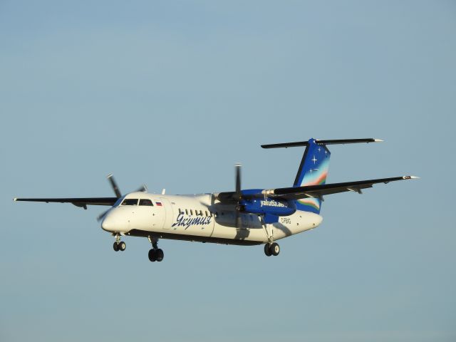 — — - Dash 8 with unusal markings for Muskoka CYQA Russian ? 