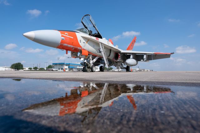 McDonnell Douglas FA-18 Hornet (16-5210) - A unique China Lake FA18C on the ramp at KEFD on 15 April 2023