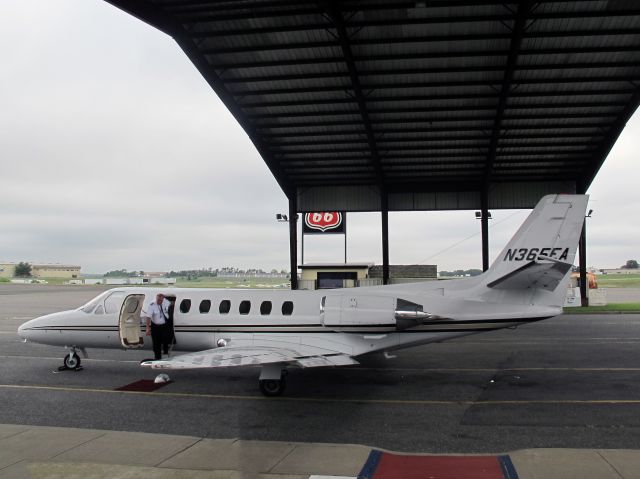 Cessna Citation V (N365EA) - Very nice parking area.