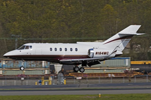 Hawker 800 (N164WC) - Involved in wheels up landing at KPSP - 04 Dec 2015