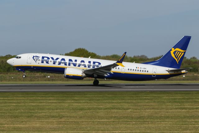 Boeing 737 MAX 8 (EI-IGH) - FR4332 departing to Tenerife (TFS)