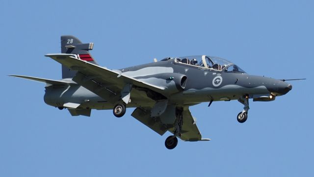 Boeing Goshawk (A2728) - BAE Systems Hawk. MK 127 RAAF A27-28 cn DT28 rwy36 YPEA 18 Sep 2020.