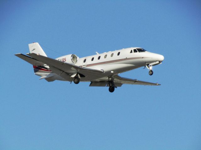 Cessna Citation Excel/XLS (N654QS) - Landing RWY 20R