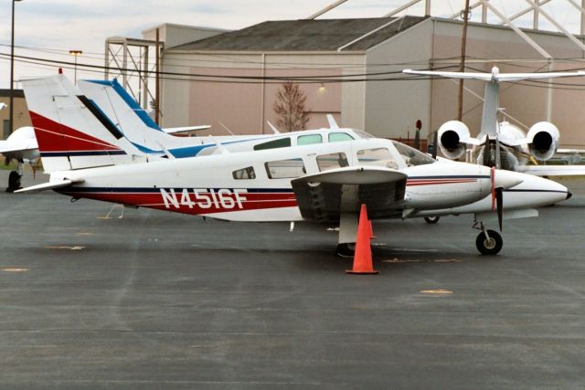 Piper Seneca (N4516F) - Seen here on 13-Apr-02.