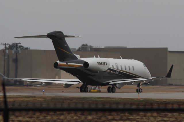 Bombardier Challenger 300 (N586FX) - Bombardier BD-100-1A10 Challenger 350 (cn 20710) N586FXbr /Addison (ADS). Built in 2017 and registered under a Duchesne UT based TVPX Aircraft Solutions Trusteebr /2017 12 31  a rel=nofollow href=http://alphayankee.smugmug.com/Business-Jetshttps://alphayankee.smugmug.com/Business-Jets/a