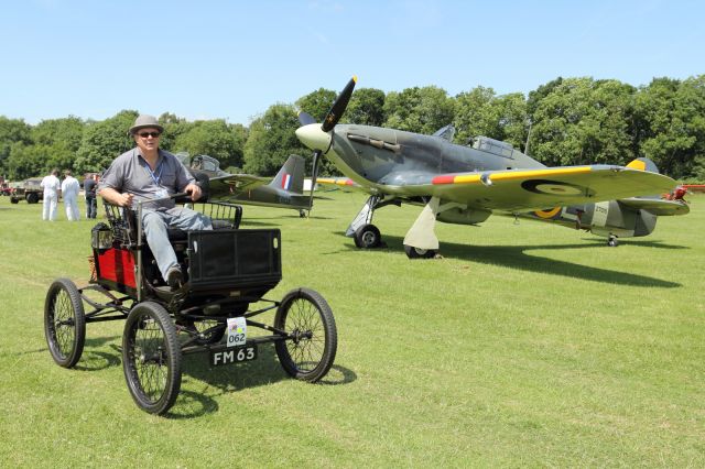 Z7015 — - Hawker Sea Hurricane on static display at Old Warden Aerodrome.