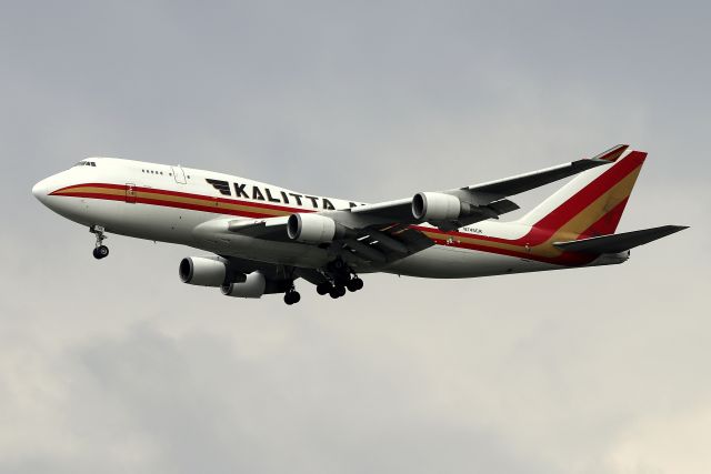 Boeing 747-400 (N745CK) - 'Connie 204' arriving from Amsterdam on 31R    (4/21/21)