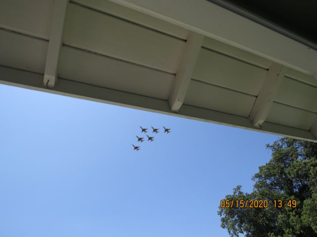 Lockheed F-16 Fighting Falcon (AALF) - Surprise flyover over my house