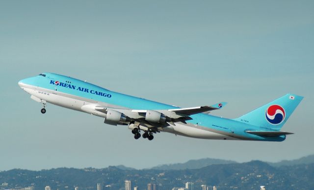 Boeing 747-400 (HL7434) - HL7434  B747-4B5F (SCD)  KAL  KLAX