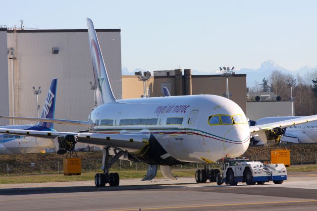 Boeing 787-8 (RAM17) - A future Royal Air Maroc 787 moved to the flightline.