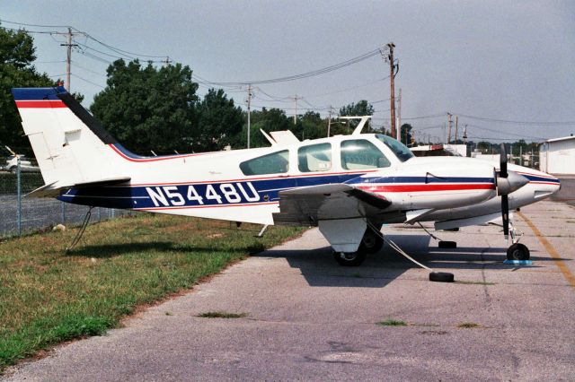 Beechcraft 56 Turbo Baron (N5448U) - Seen here in Sep-05.