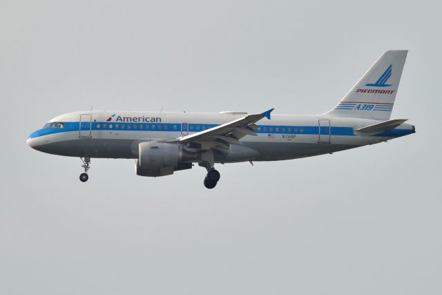 Airbus A319 (N744P) - 27-L 05-24-21 Piedmont Heritage Jet