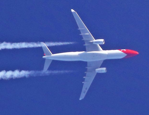 Airbus A330-300 (HB-JHQ) - LIAISON PUNTA CANA - ZURICH VERTICAL COTES VENDEE 40 000 FT LE 17-04-2014