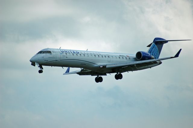 Canadair Regional Jet CRJ-700 (N501GJ) - 2001 Bombardier CRJ-550 (10005) as flight UA4552 (GJS4452) arriving from KORD on July 23, 2020