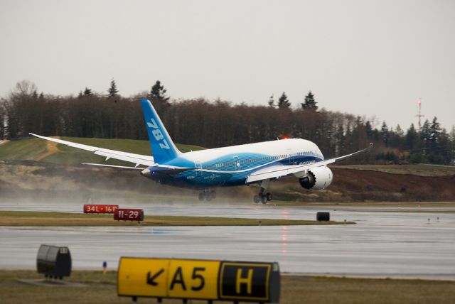 N787BA — - Dreamliners first flight