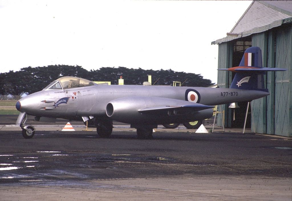 A77870 — - Gloster Meteor F.8br /Photo: May 1987