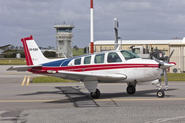 Beechcraft Bonanza (36) (VH-KAH) - Treadwell Group Pty Ltd (VH-KAH) Beech A36 Bonanza taxiing at Wagga Wagga Airport