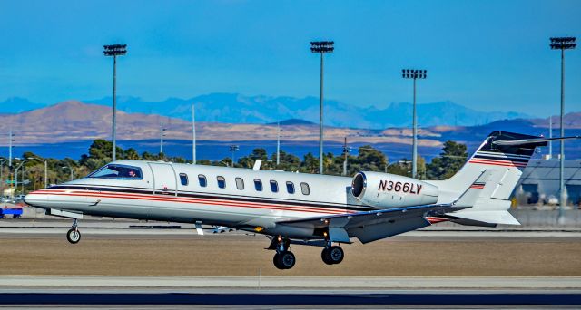 Learjet 45 (N366LV) - N366LV 2008 LEARJET  45 s/n 366 - Las Vegas - McCarran International Airport (LAS / KLAS)br /USA - Nevada December 2, 2016br /Photo: Tomás Del Coro