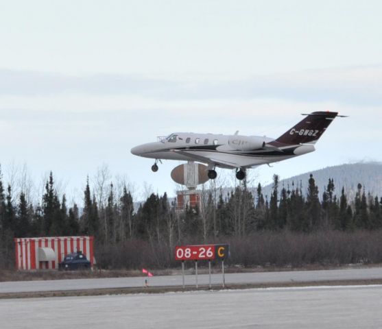 Cessna Citation CJ1 (C-GWGZ) - 2007 C525 s/n 525-0637 taking off runway 26.