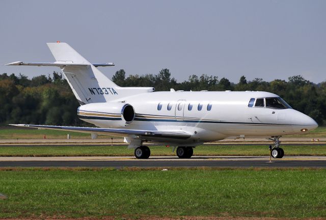 Hawker 800 (N733TA) - Seen at KIAD on 10/3/2009, at the Special Olympics Plane-pull event.      a href=http://discussions.flightaware.com/profile.php?mode=viewprofile&u=269247  [ concord977 profile ]/a