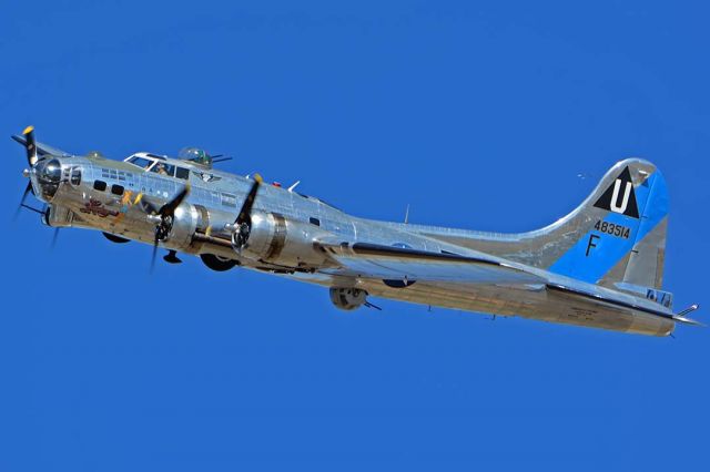 Boeing B-17 Flying Fortress (N9323Z) - Commemorative Air Force Boeing B-17G Flying Fortress N9323Z Sentimental Journey at the Wings Out West Airshow at Prescott, Arizona on October 5, 2019. 