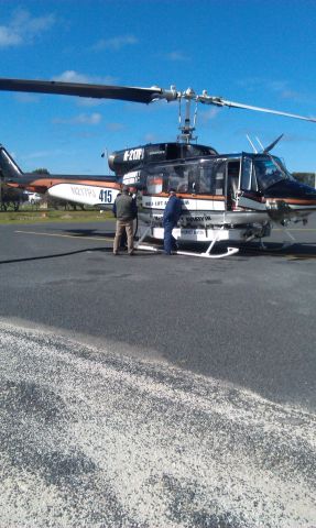 Bell BigLifter (N217PJ) - Bell 214 Mcdermott Aviation at Flinders Island, 2013