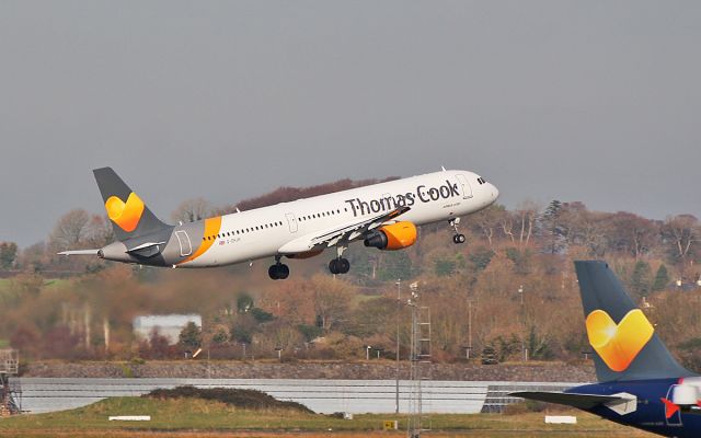 Airbus A321 (G-DHJH) - thomas cook a321-211 g-dhjh training at shannon 26/11/18.