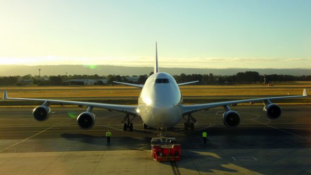 Boeing 747-400 (VH-OEG) - Annual Antarctica Flight, Departing YPAD & Arriving YPAD