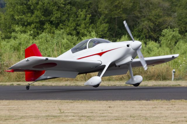 Vans RV-6 (N544AA) - RV6 Landing Starks Twin Oaks. 8-3-13