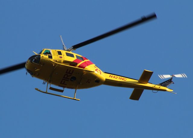 Cessna 421 (N421NC) - NC Forest Service.  As you can tell, this is not a Cessna. Its a Bell UH-1H