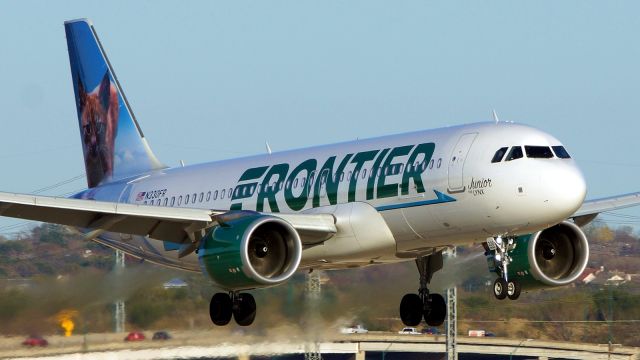 Airbus A320neo (N330FR) - 22 approach.