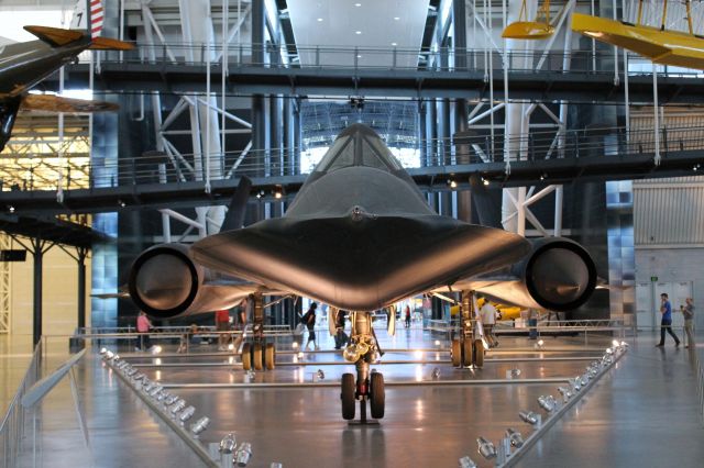 — — - Lockheed SR-71A Blackbird. Taken at the National Air and Space Museum.