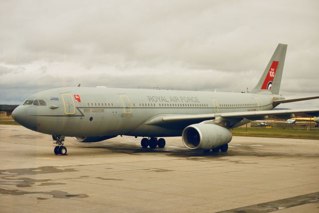Airbus A330-200 (ZZ-330) - Overnighted in Gander, Canada from US Air Base in Charleston, SC enroute to the UK.
