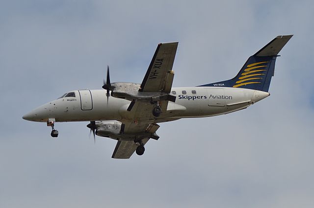 Embraer EMB-120 Brasilia (VH-XUA) - Skippers Aviation Embraer 120 on Final Approach runway 21.