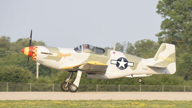 TITAN T-51 Mustang (N751TA) - Airventure 2019