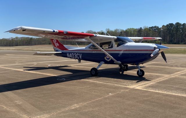 Cessna Skylane (N403CV) - Cessna 182T parked at KLUX