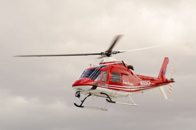 DENEL Koala (N205CF) - CareFlight flying on a bad weather day