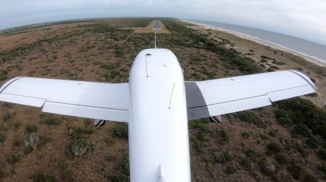 Piper Cherokee (N65794) - Short Final Runway 06, Ocracoke