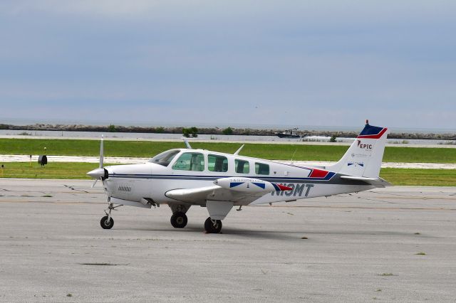 Beechcraft Bonanza (36) (N19MT) - Beechcraft Bonanza A36 N19MT in Cleveland - Burke Lakefront 