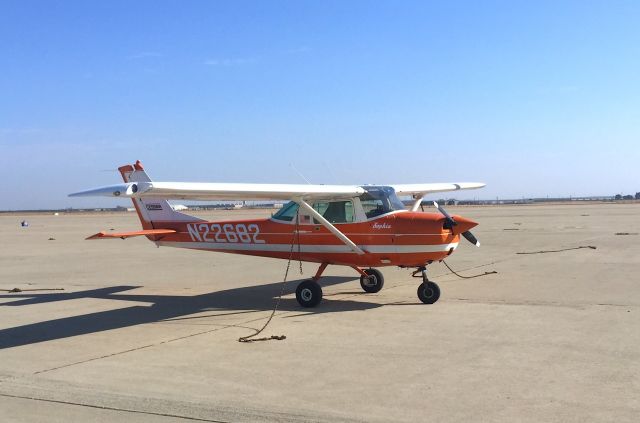 Cessna Commuter (N22682) - N22682 parked on the ramp at Castle Airport (formally Castle AFB). August 2017