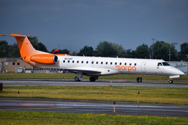 Embraer ERJ-145 (N571RP) - Former Chautauqua Airlines and Shuttle America ERJ-145. Removed from storage at KIGM April 2019. Now owned/operated by SARPA SAS