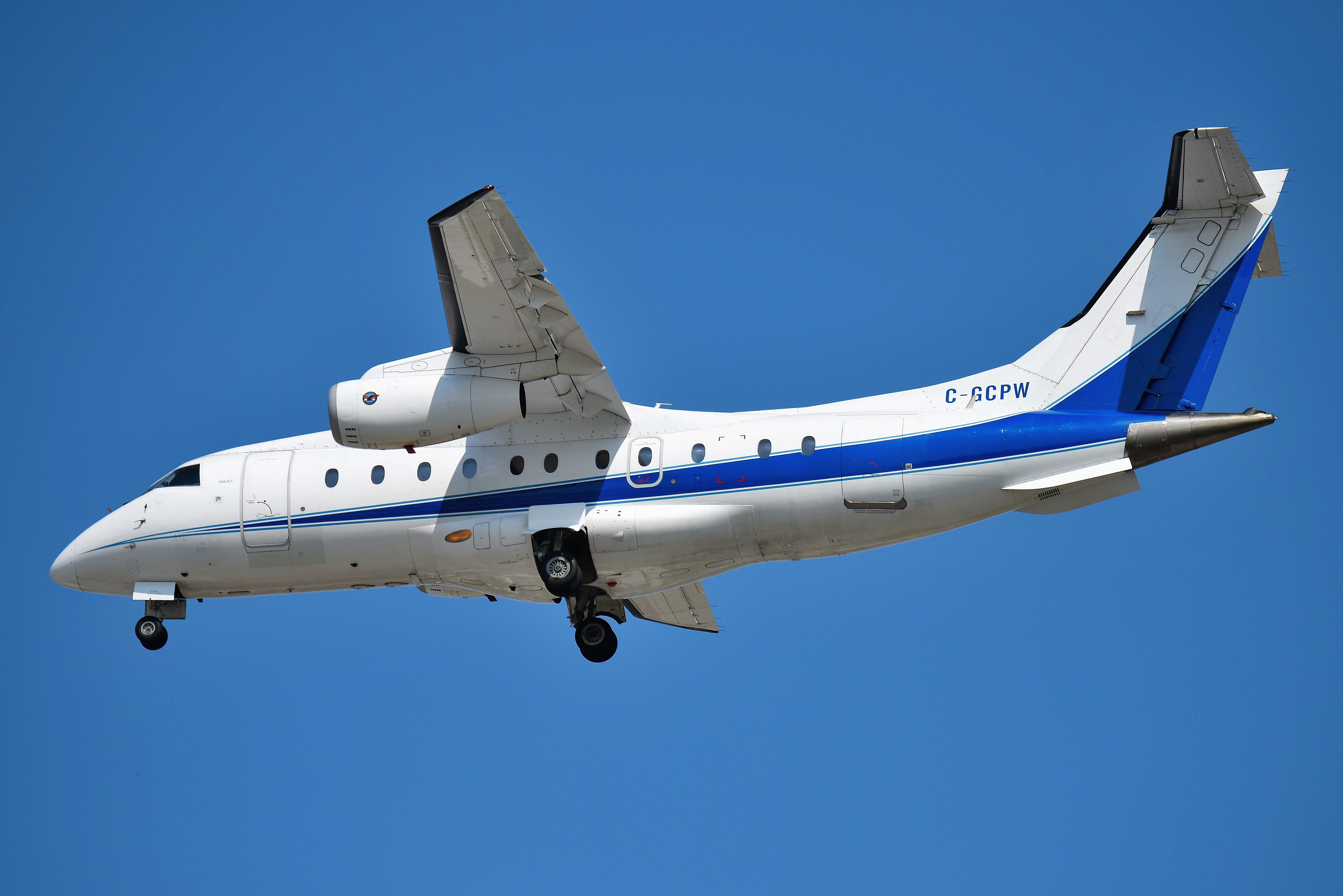 Fairchild Dornier 328 (C-GCPW) - Test bed aircraft shown arriving 23-R at KIND on 07-25-19