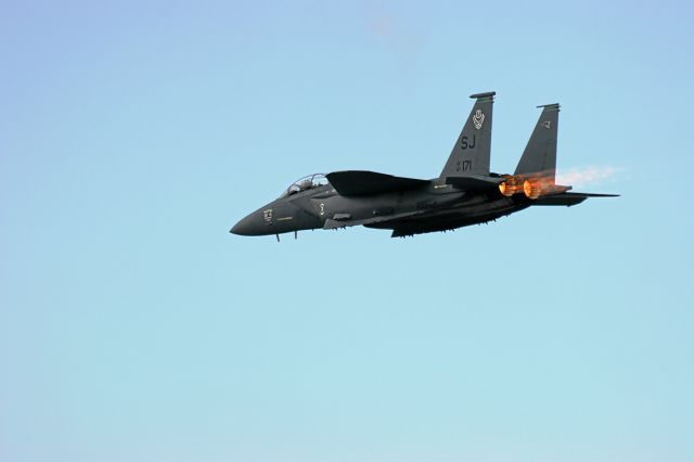 McDonnell Douglas F-15 Eagle — - Seymour Johnson AFB F-15 Up the Flight Line EAA 2010