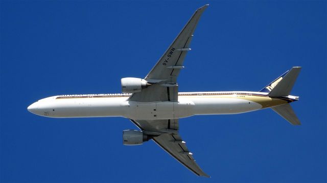BOEING 777-300ER (9V-SWN) - Tail number 9V-SWN, KSFO-->RKSI, 20150213-132618