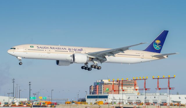 BOEING 777-300 (HZ-AK15) - 1st visit of this aircraft to YYZ : )