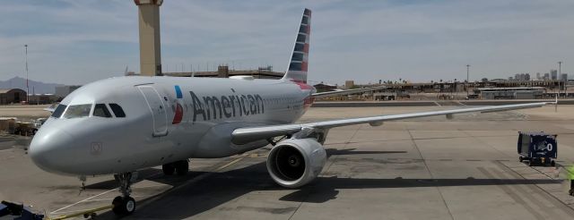 Airbus A319 (N758US) - PHX T4 alpha 18 05MAY19 note construction progress of north side of McCain T3