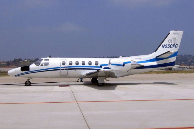 Cessna Citation II (N550PG) - 2-Aug-07